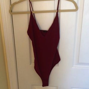 NEW maroon bodysuit